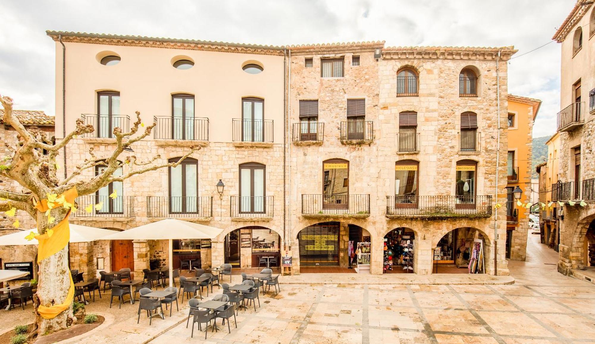 Can Cintet 3 Apartamento Con Terraza En Besalu Ngoại thất bức ảnh